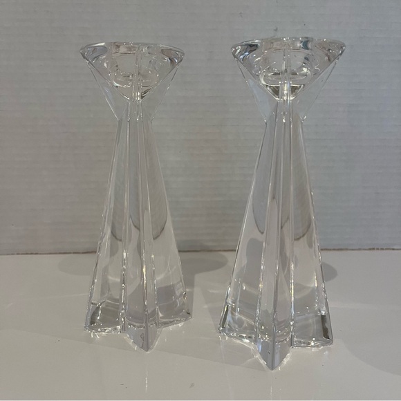 Mikasa Penthouse Crystal Candlestick Holders Pair Screen Used Cruel Intentions - Picture 5 of 12